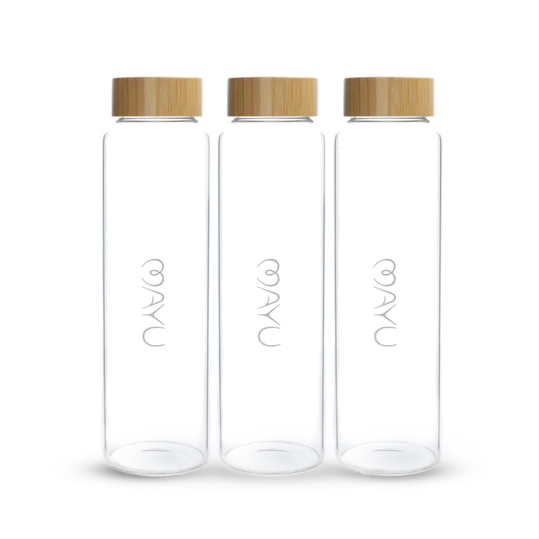 Pure Glass 1L Bottle - Pack of 3