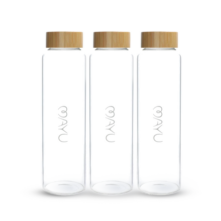 Pure Glass 1L Bottle - Pack of 3
