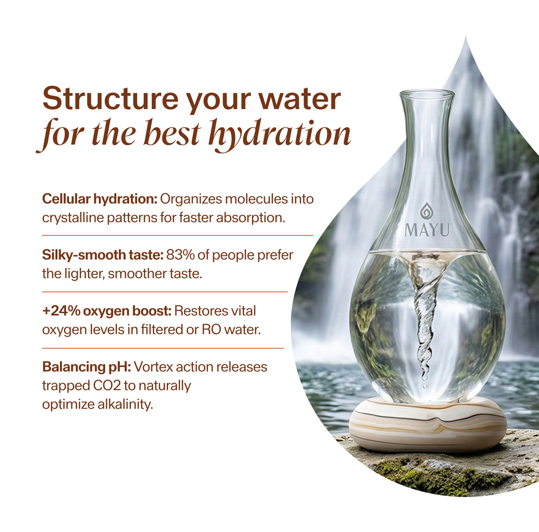 Swirl Structured Water Carafe