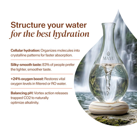 Swirl Structured Water Carafe