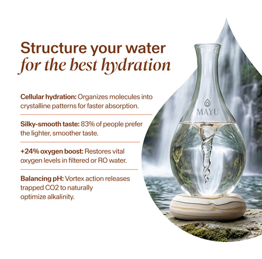 Swirl Structured Water Carafe
