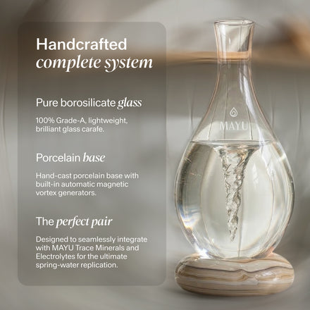 Swirl Structured Water Carafe