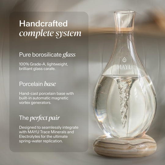 Swirl Structured Water Carafe