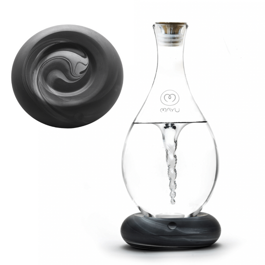 MAYU Swirl Carafe | Onyx