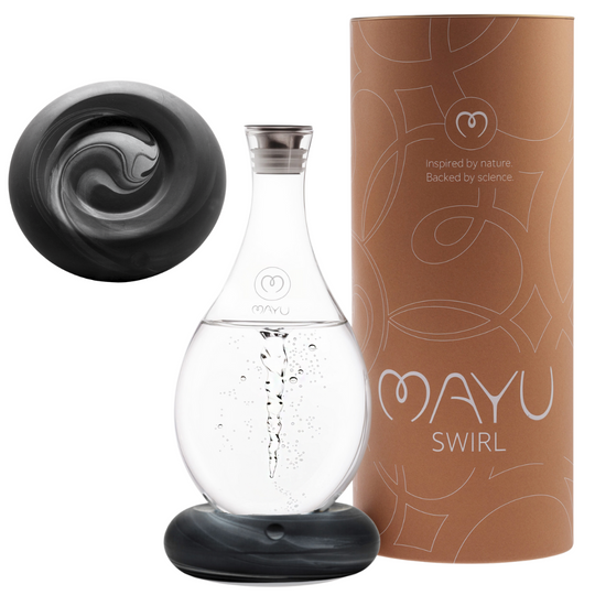 MAYU Swirl Carafe | Onyx