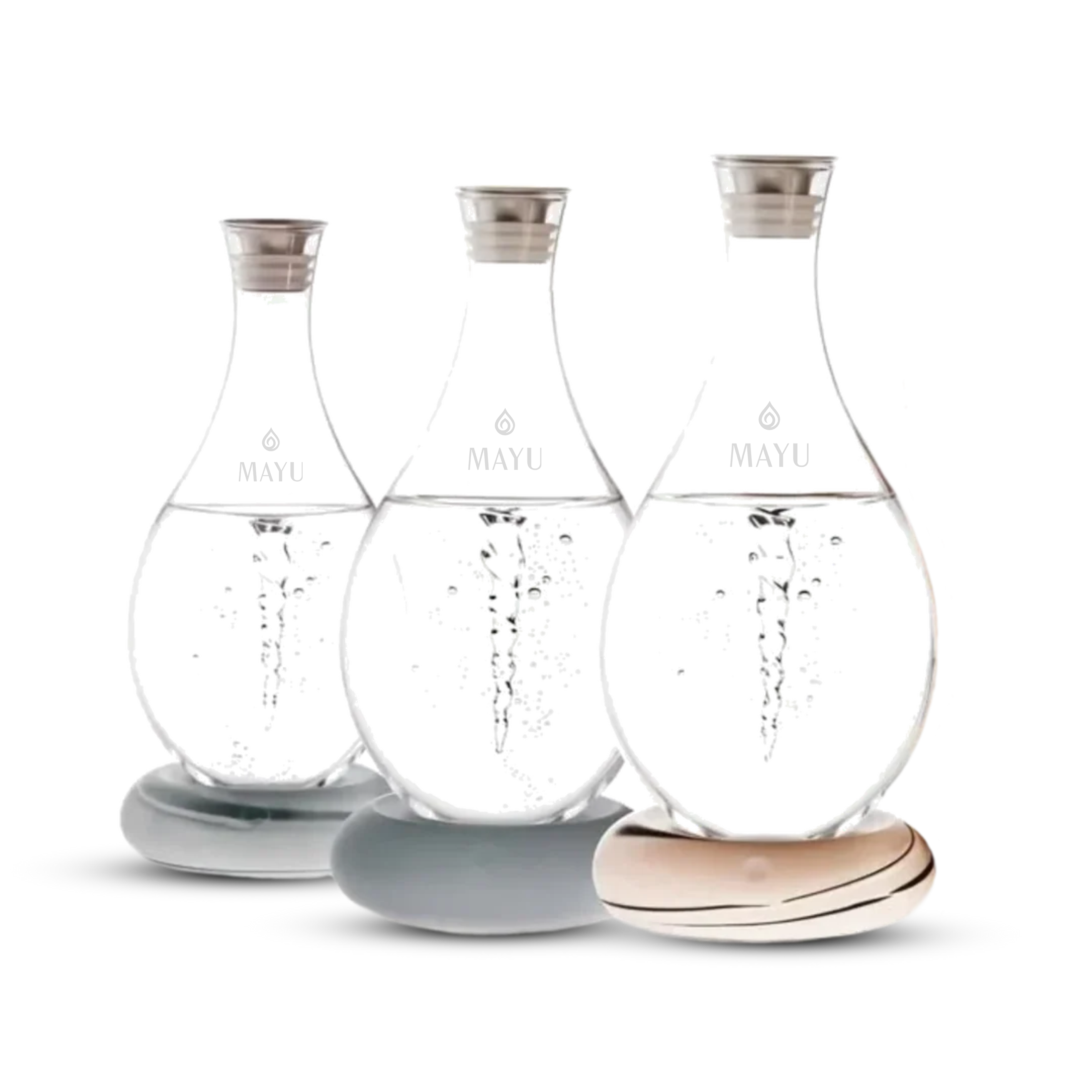 Swirl Structured Water Carafe - Pack of 3