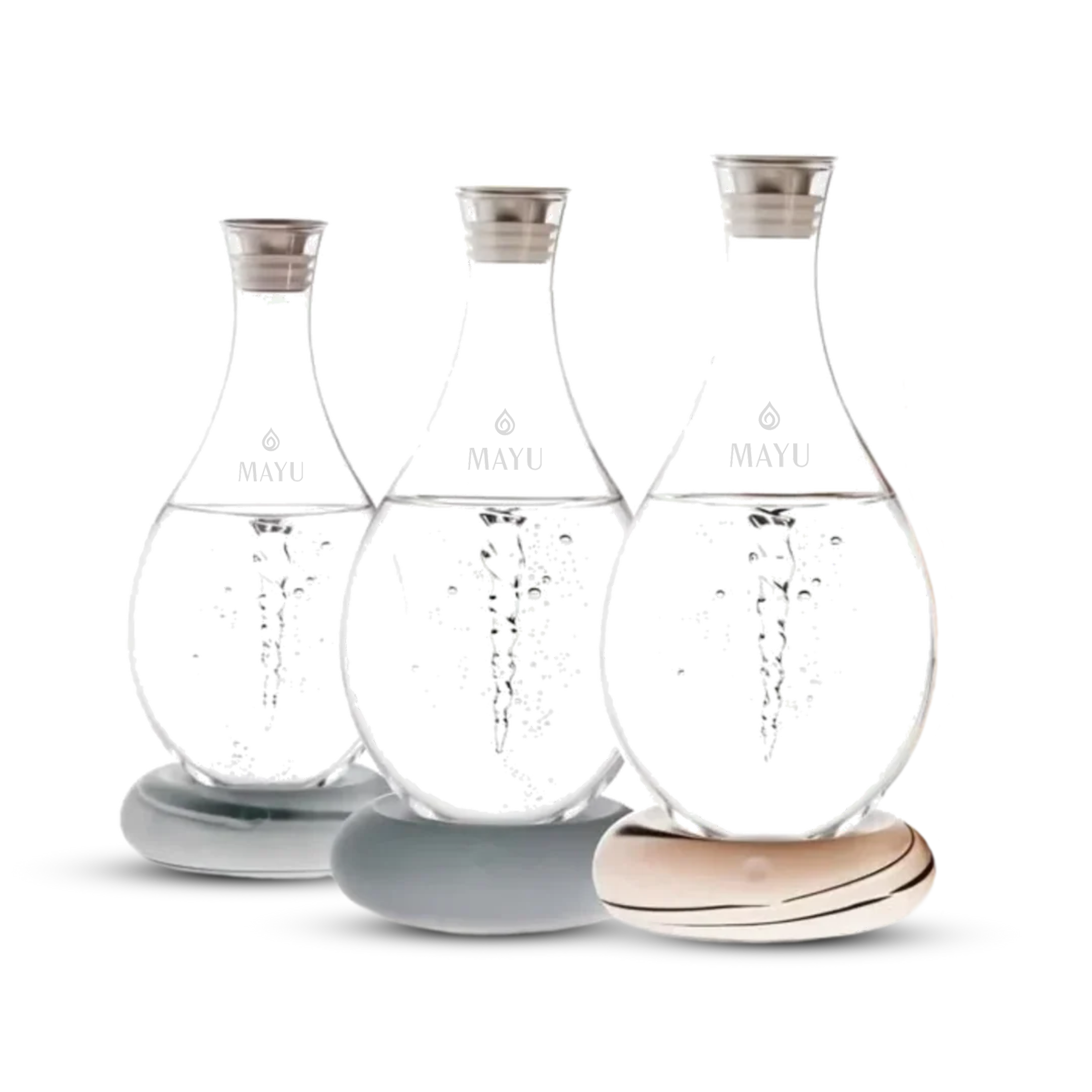 Swirl Structured Water Carafe - Pack of 3