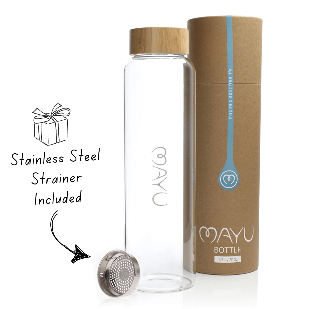 Glass Bottle (34oz) - Mayu Water